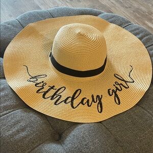 Birthday Girl Straw Party Hat